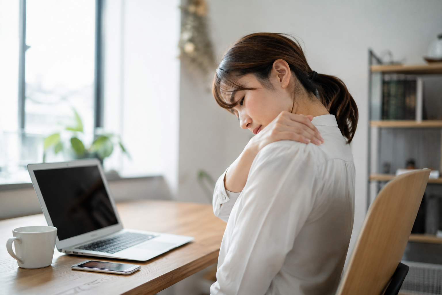 「姿勢が悪いから肩こりになる」は半分正解?実はもっと大切なことがあります